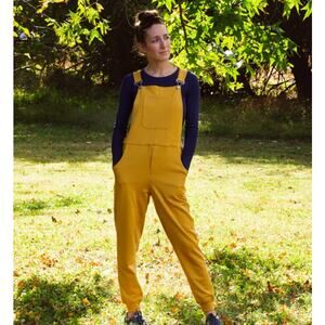 Swoveralls Unisex Size 2XL Yellow Corduroy Comfort Cotton Stretch Casual Dijon